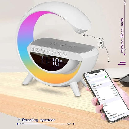 LED Wireless Charging Speaker Clock