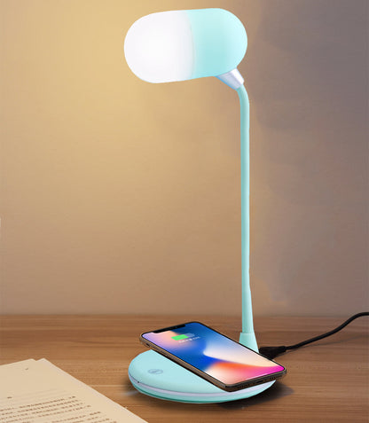 Polaroid LED Lamp, Wireless Charger & Bluetooth Speaker – 3-in-1 Desk Lamp with Qi Charging