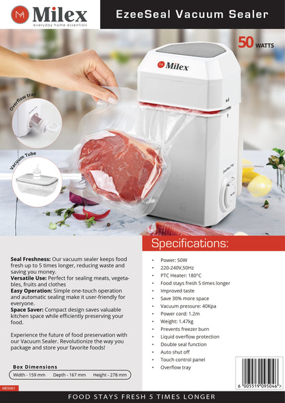 Milex EzeeSeal Vacuum Sealer