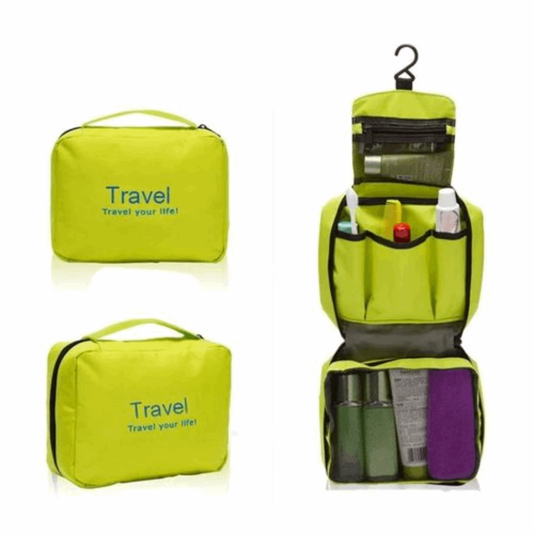 Expandable Toiletry Bag with hanging hook