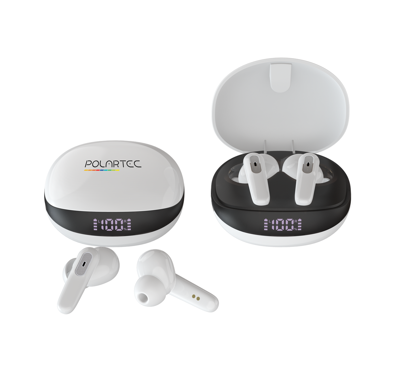 POLARTEC Noise Cancelling TWS Earbuds